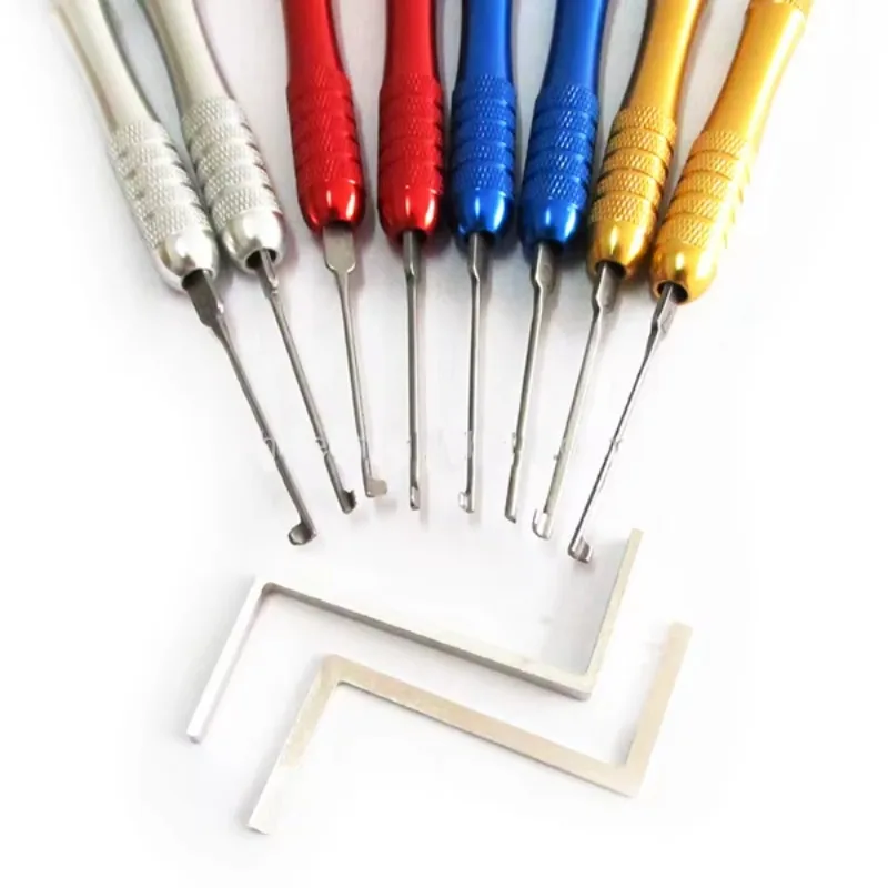 

Hot Sale China Supplier Huk Portable 8+2 Dimple Kaba Practice Un ing smith Tool Set Keys Remove Tools With Pick