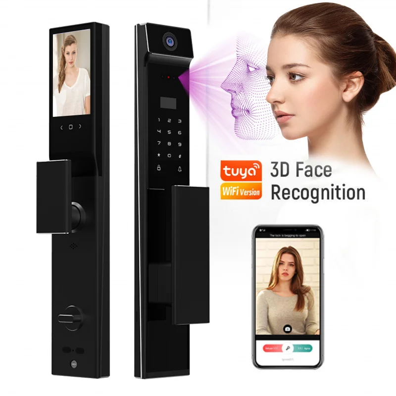 

High Quality Electronic Automatic Biometric Palm Vein Recognition Face & Digital Door Smart Lock