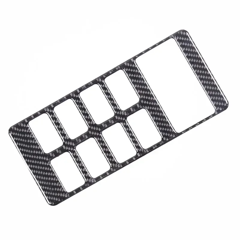 

Interior Car Accessories Soft Carbon Fiber Car Driving Assist Button Frame Cover Trim Sticker For Toyota FJ Cruiser 2007-2021