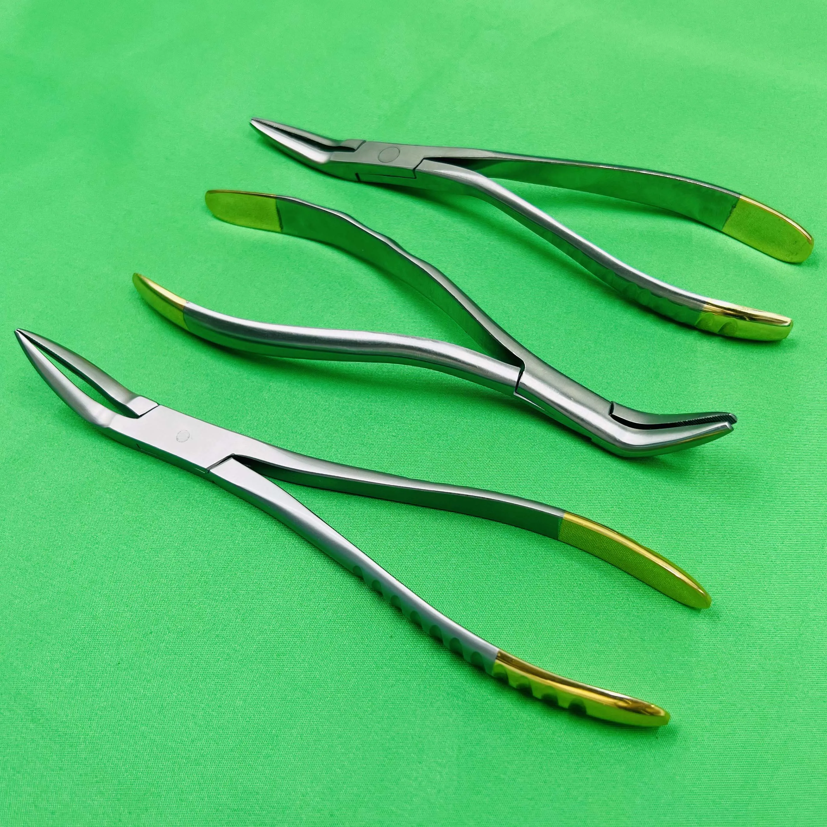 Dental Tooth Root Extraction Forceps Root Fragment Pliers Instrument Dentistry Curved Maxillary Mandibular Universal Tool