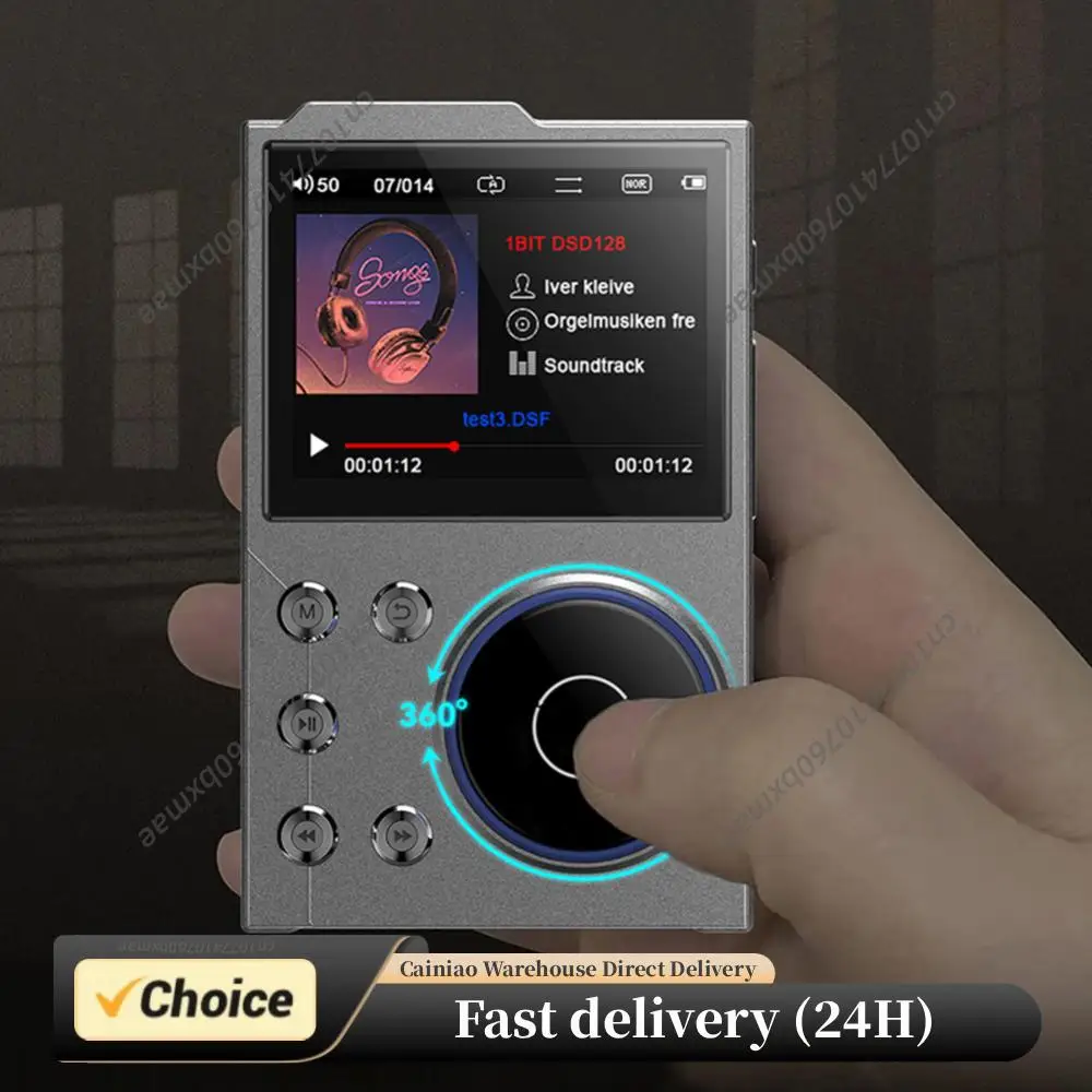 

HiFi MP3 Player HiFi Lossless Audio Player Bluetooth-Compatible 5.3 Portable Digital Audio Music Player Support Up To 256GB
