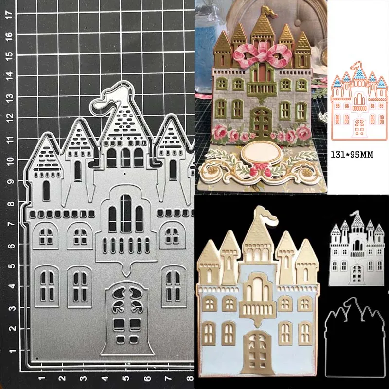 

Princess Castle Metal Cutting Dies for DIY Painting Decorative Embossing Handicrafts Template Cutting Dies