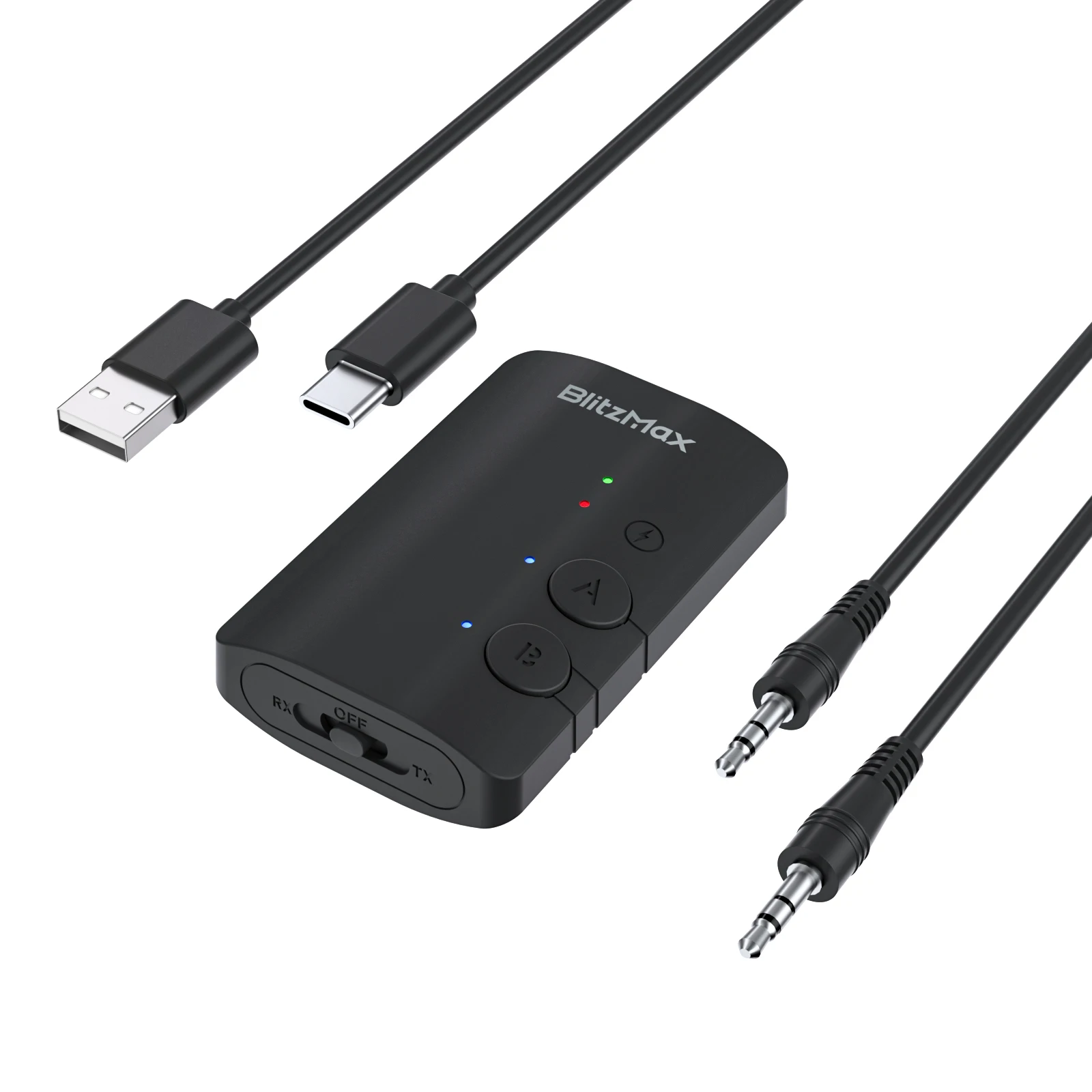 

BM-LE505 Transmitter Receiver bluetooth5.2 Adaptive HiFi Sound Wireless Adapter for PC TV Wired Speaker Smart Phone