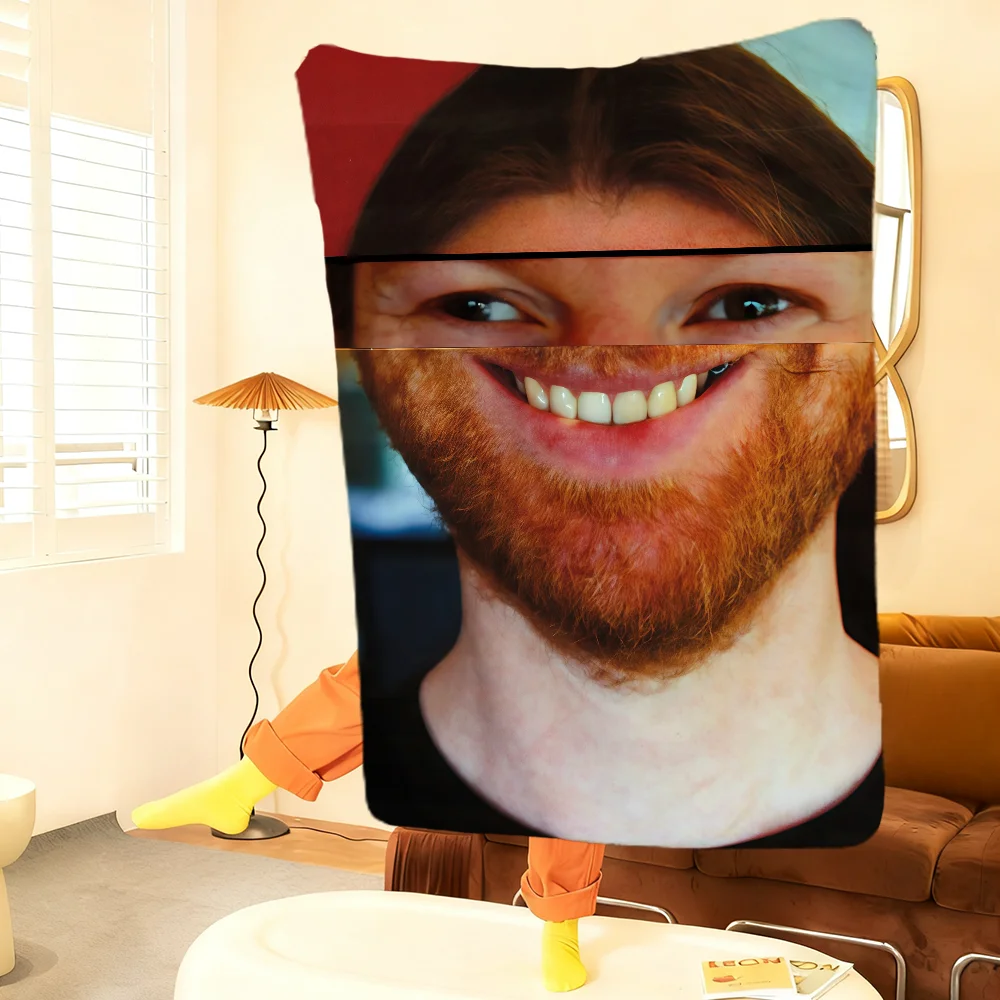 A-Aphex Singer T-Twin Blanket Throw Super Cosy Plush Living Room Sofa Couch Childish Birthday Gifts