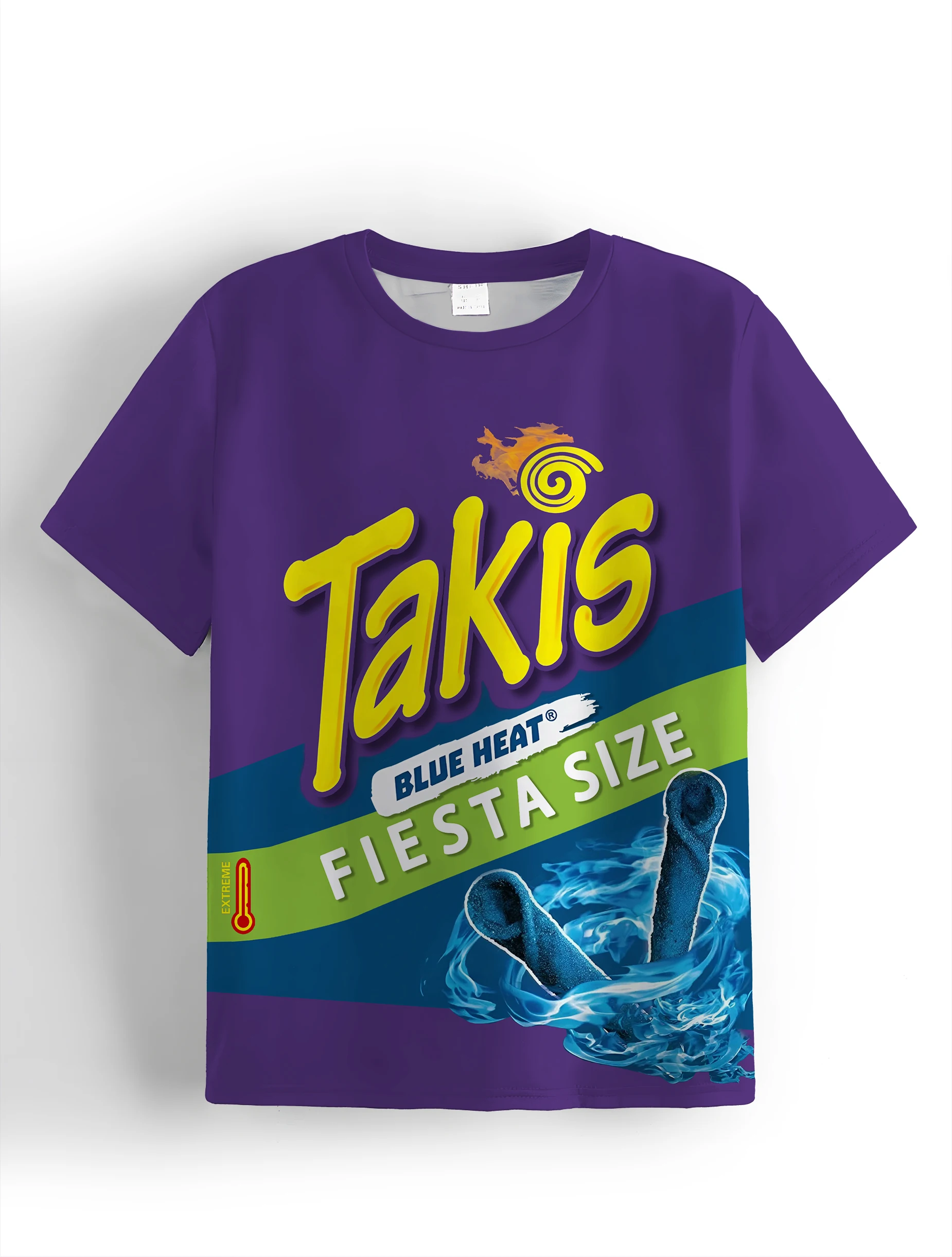 Takis Outdoor Clothes for Children T-shirt for a Boy Child Tee Shirt Kids T-shirts Boys Wear Children's Boy's Clothing Tops 2024