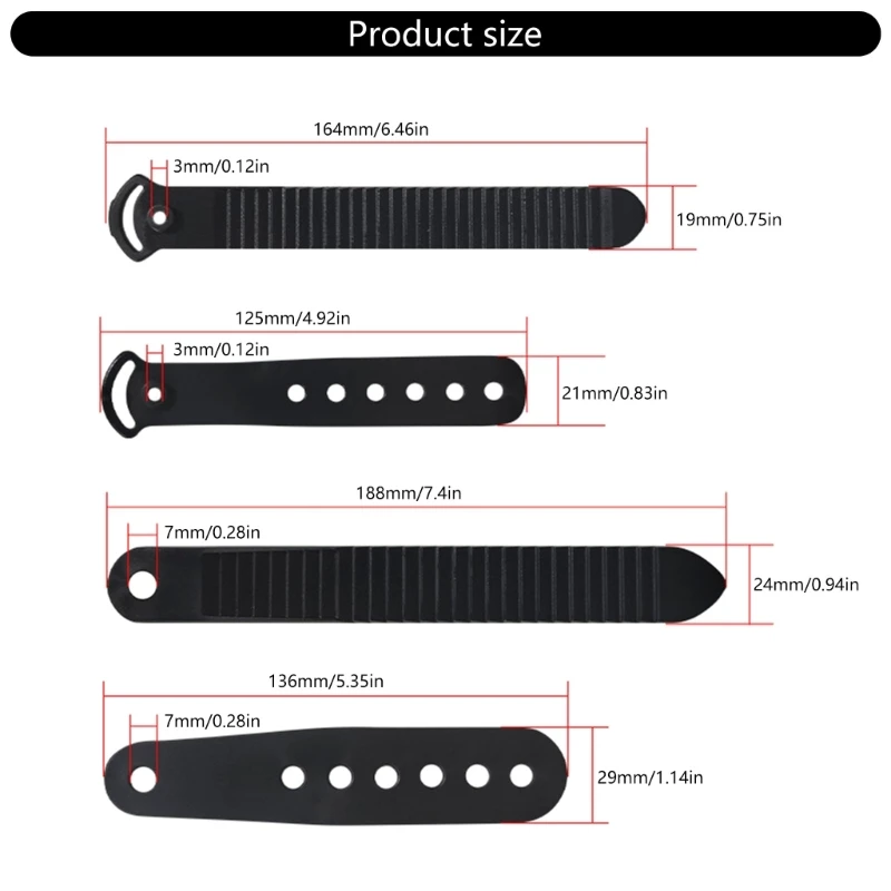 Correa escalera para encuadernación Snowboard, repuesto correa para escalera tobillo para Snowboard