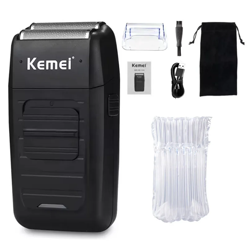 Kemei Professionele Elektrische Tondeuse Kit Oplaadbare Trimmer Scheerapparaat Voor Mannen USB Opladen Baard Scheermes KM-PG1990A 2273 1102