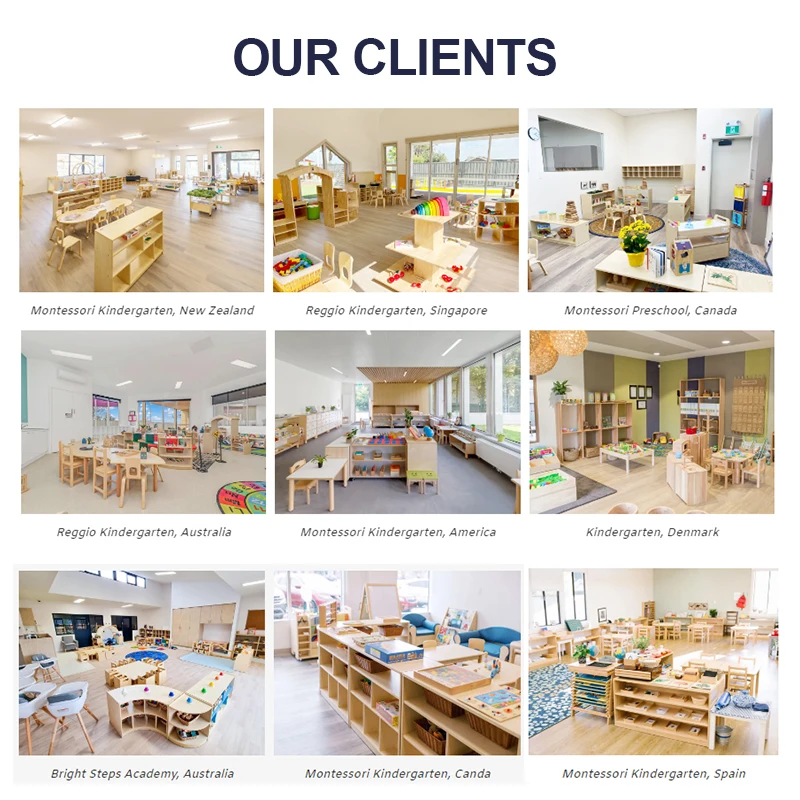 Daycare Furniture Montessori Kindergarten Classroom Nursery Preschool Childcare Furniture Kids Wooden Tables And Chair Sets