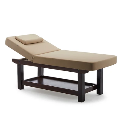 

Solid wood beauty bed, specialized massage bed for beauty salons, folding beauty massage bed, massage therapy bed