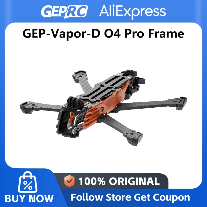 GEPRC GEP-Vapor-D O4 Pro الإطار D5 D6 5 6 بوصة الطائرة بدون طيار ألياف الكربون RC FPV كوادكوبتر هليكوبتر استبدال الملحقات أجزاء