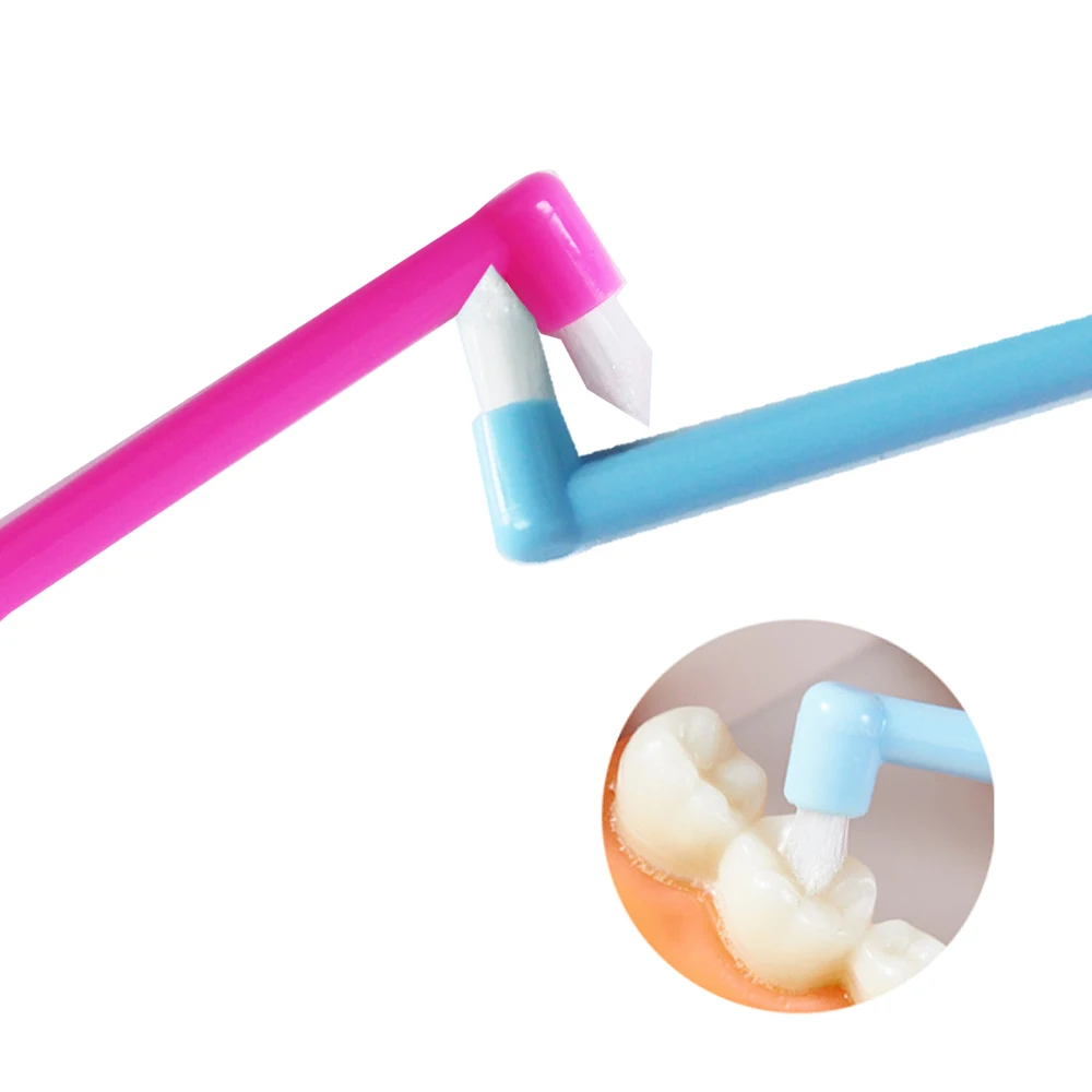 Orthodontic Dental Single Bundle Toothbrush Small Pointed Soft Hair Teeth Interdental Brush