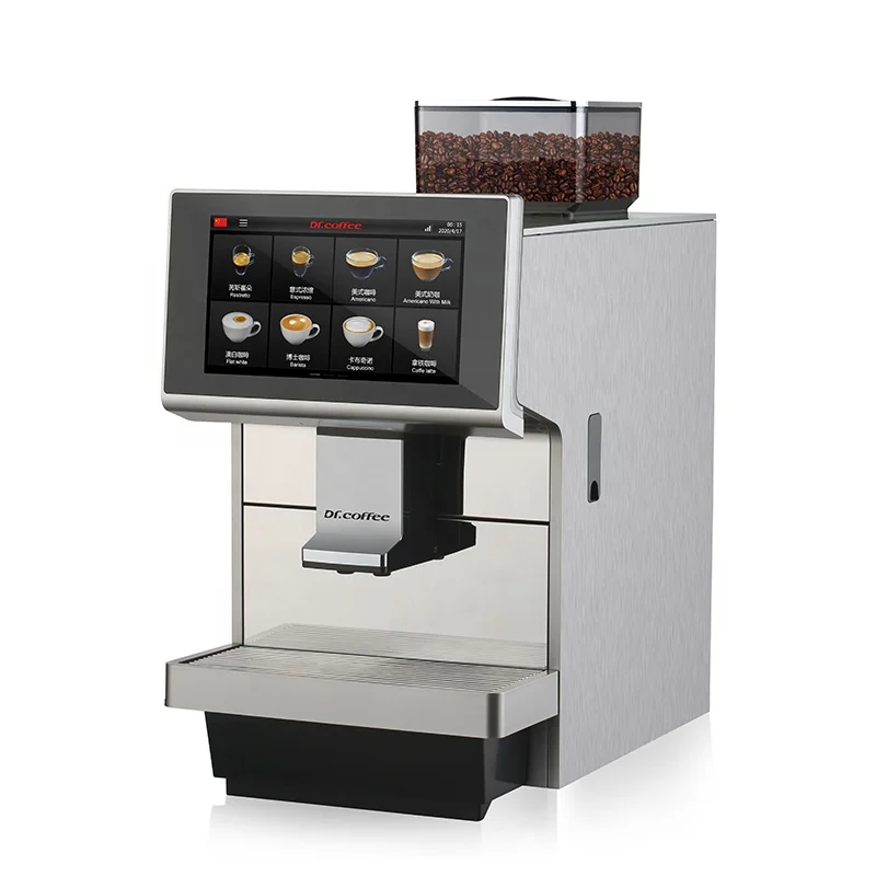 

Dr.coffee M12 Office Automatic Coffee Machine With Grinder MDB Espresso Coffee Silver