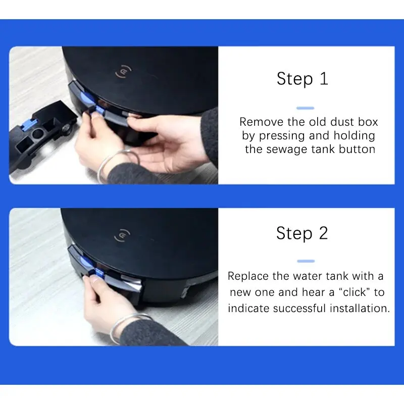 Ecovacs DEEBOT X8 Omni X8 Pro X8 Pro Omni X8 Plus X8 Pro Plus Acessórios para casa Tanque de água Tanque de esgoto Robô aspirador de pó