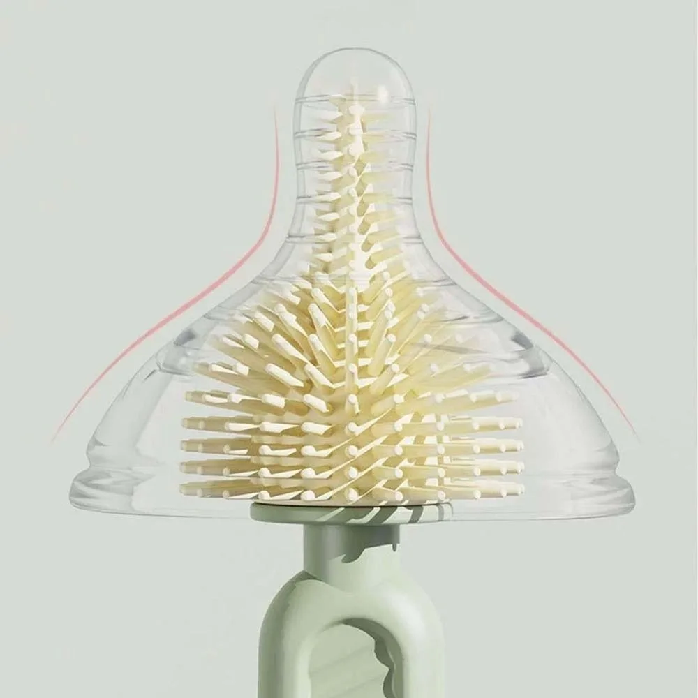 

Многофункциональный набор щеток для чистки бутылочек, ABS TPR, набор щеток для детских сосков, щетка-капельница, инструмент для мытья стеклянных чашек с защитой от потери