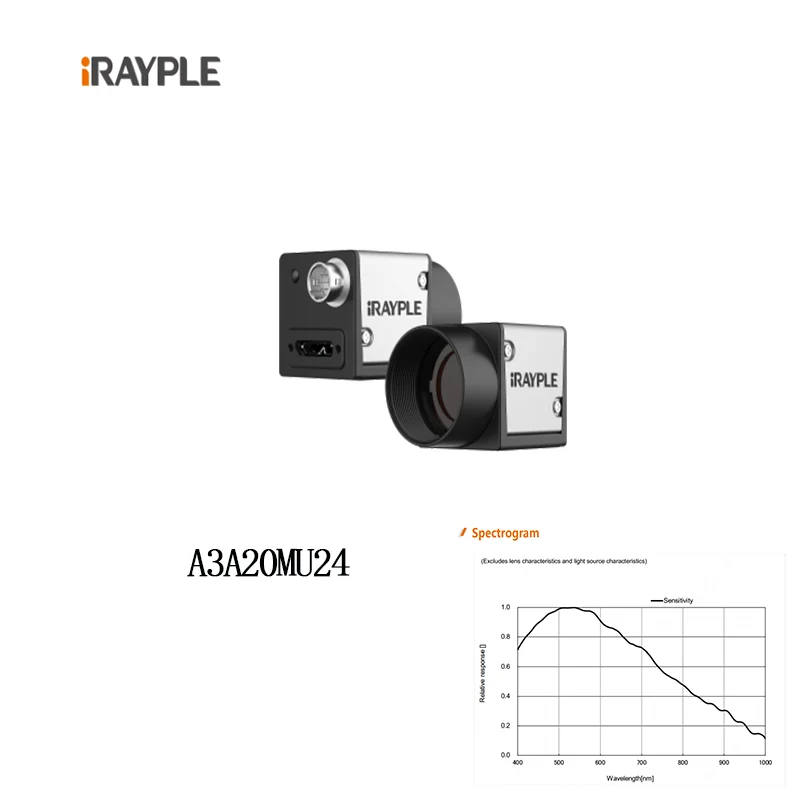 

IRAYPLE A3A20MU24 IMX226 1/1.7"CMOS 30 fps Mono 12MP Area Scan Industrial Camera