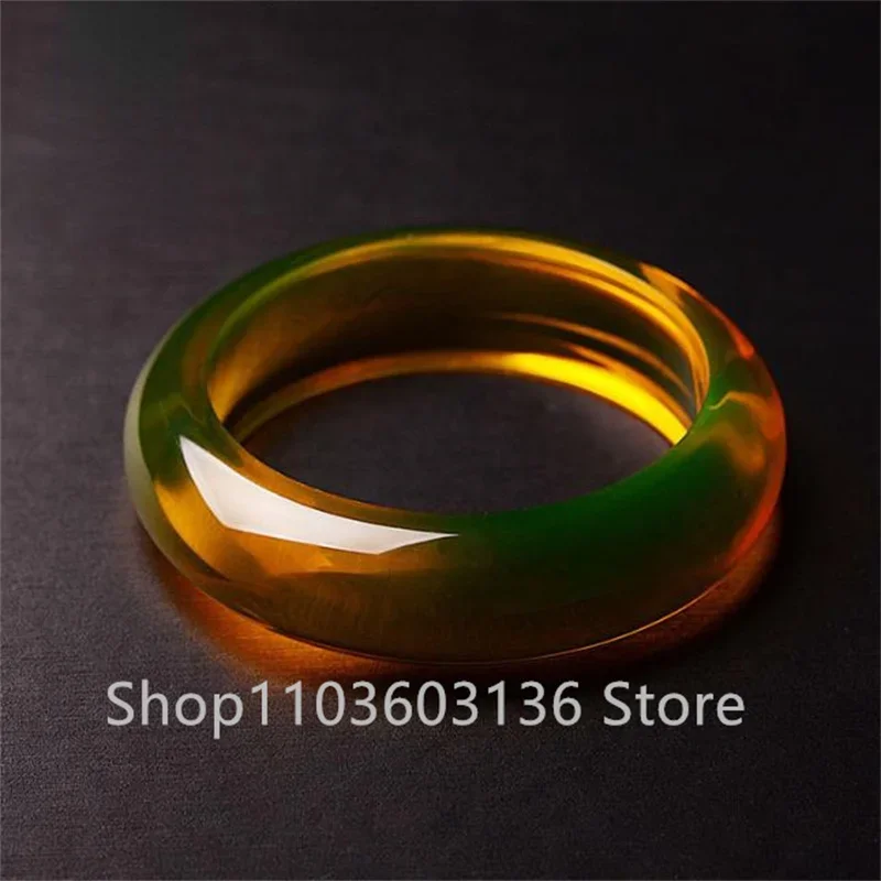 Natural Amber Beeswax Bracelet Mexico Purified Water Lamper Women's Bracelet Ring Mouth 54-64mm Bracelets for Women