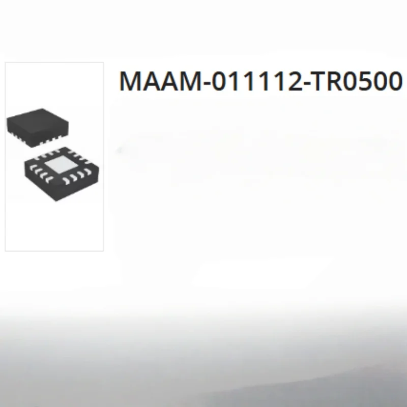 Single-buffer amplifier MAAM-011112 37GHz 4.3V 16-pin PQFN EP