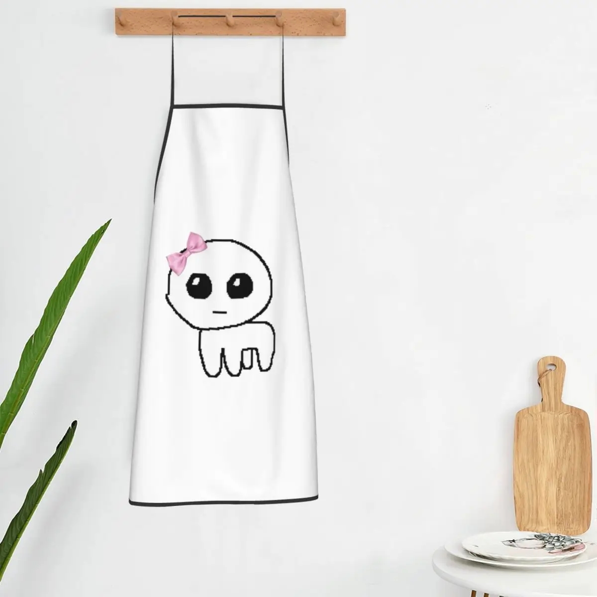 TBH Autism Creature Meme Yippee Apron Chef Cooking Tablier Sleeveless Bib Kitchen Cleaning Pinafore for Women Men Gardening
