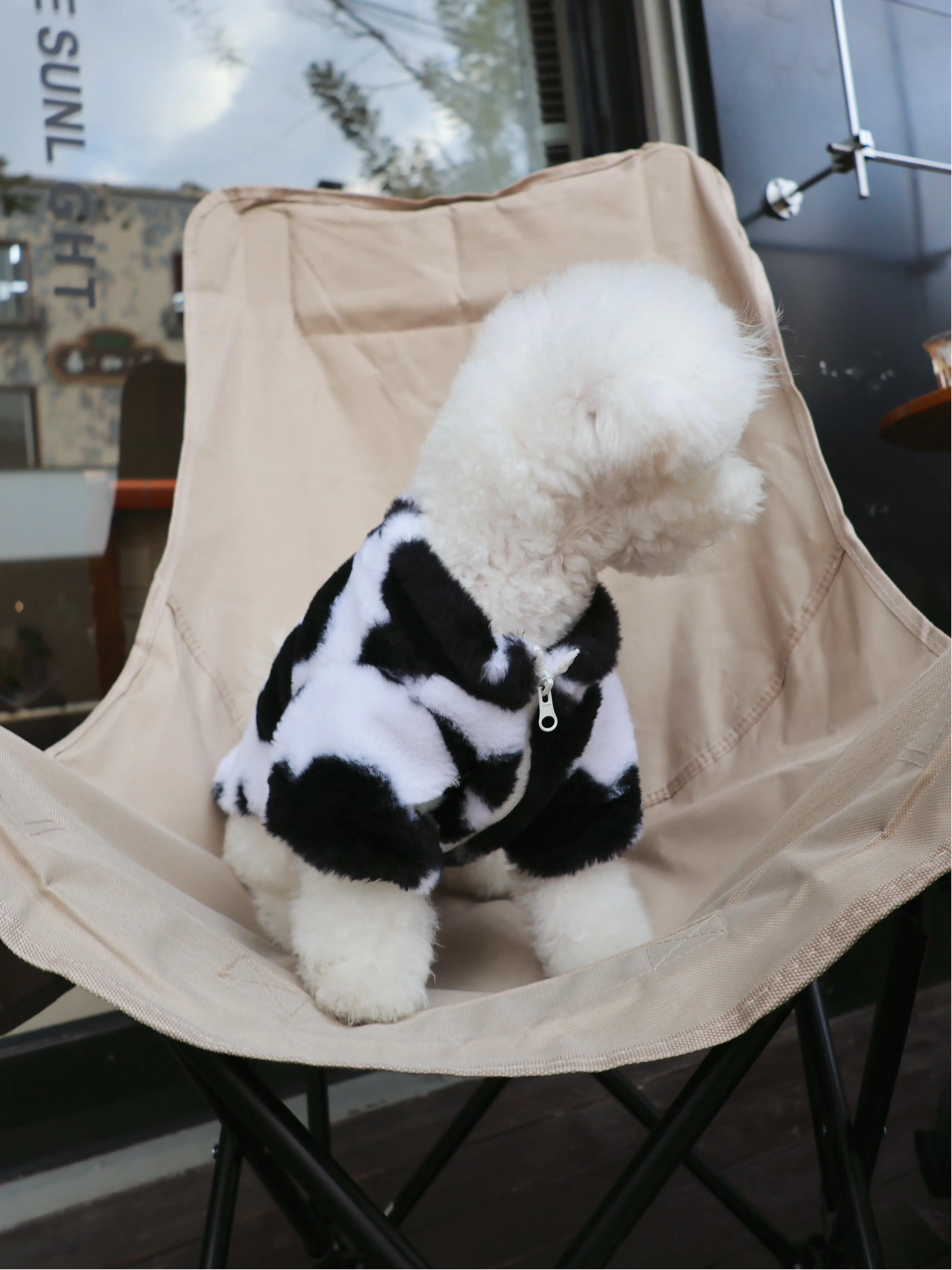 Dog Clothes Autumn and Winter Warm Schnauzer Fah Bichon Teddy Small and Medium-Sized Dogs and Cats Thickened Fur Coat