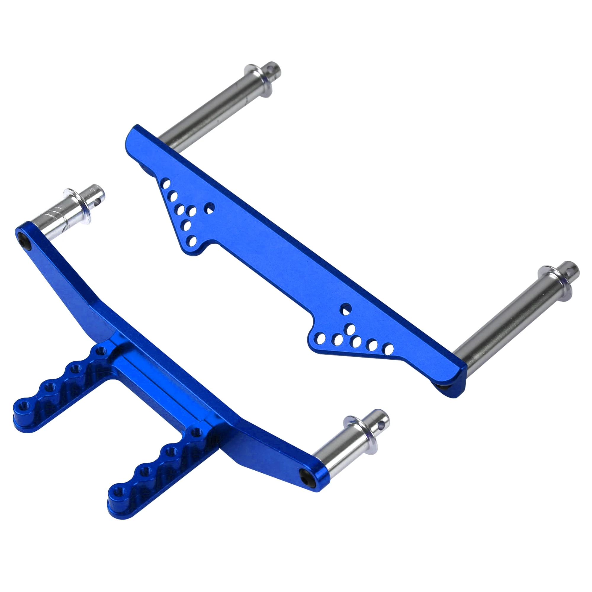 Metall-Karosseriehalterungen vorne und hinten, Karosseriepfosten, Upgrade-Teile, kompatibel mit Traxxas Slash 2WD Rustler Stampede VXL 1/10 RC 2WD Auto