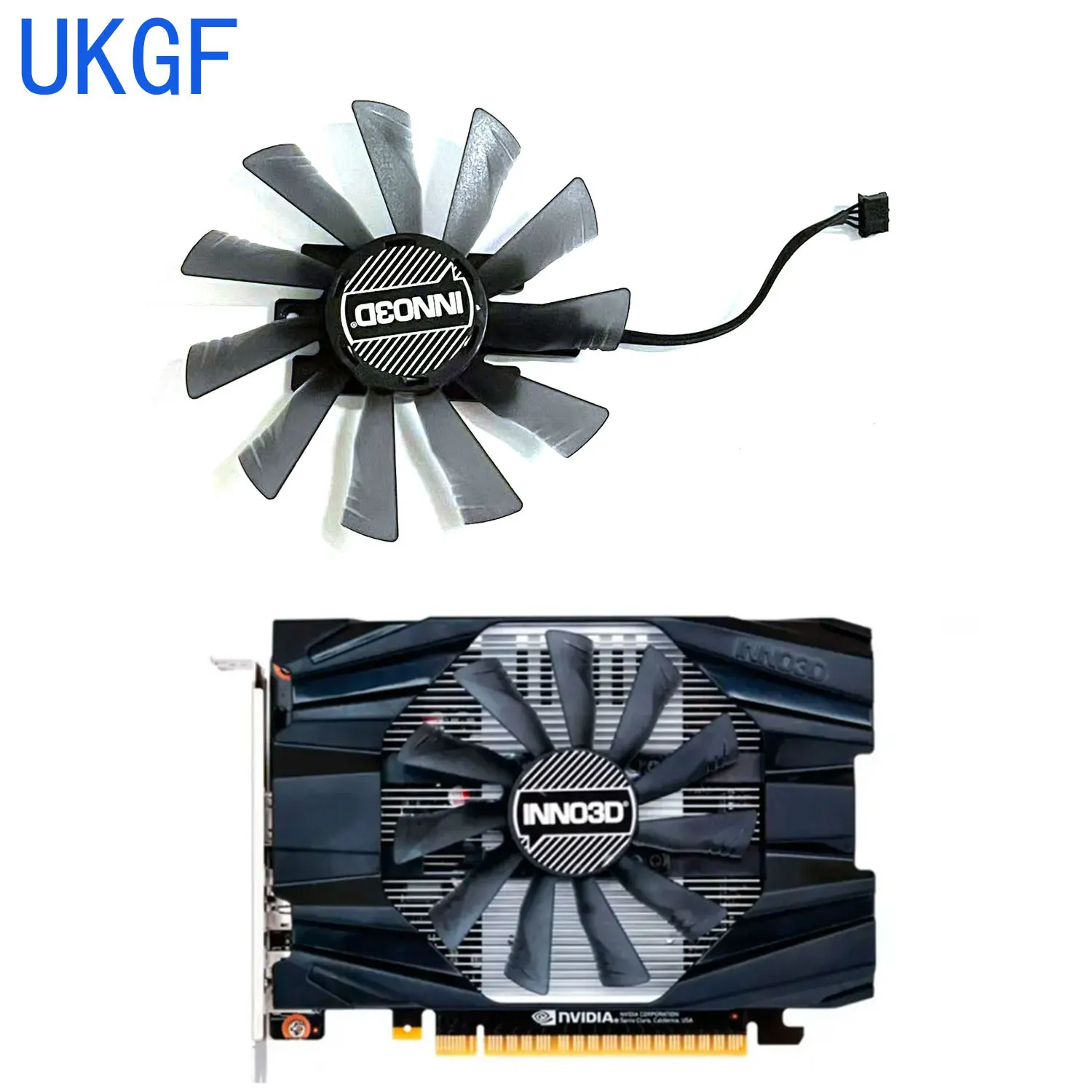 

Brand new cooler 95MM 4PIN CF-121015S RTX2060 GPU fan for Inno3d GTX 1060 1060S 1060ti RTX 2060 2060S graphics card