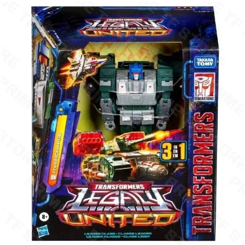 

Оригинальная коллекционная фигурка Hasbro Transformers Legacy United OVERCHARGE Leader Class L-class, модель аниме-персонажа