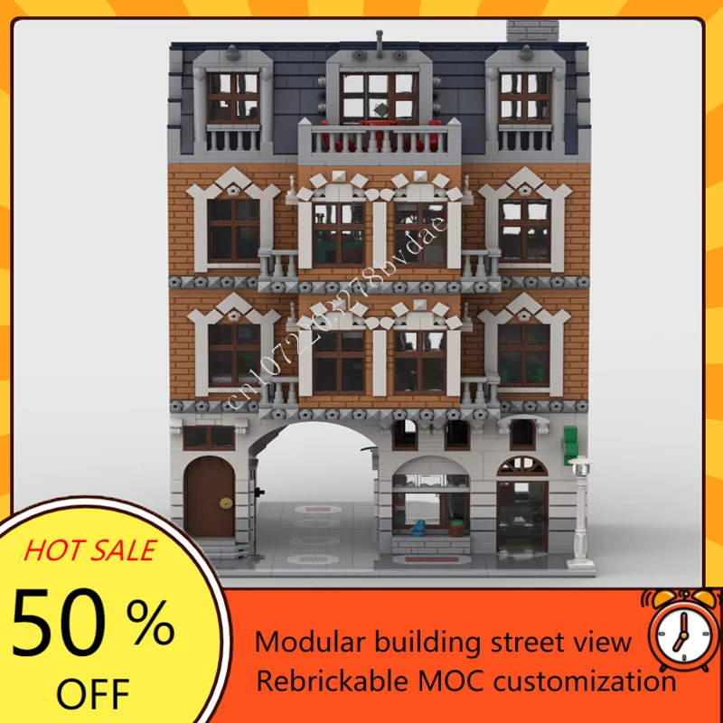 3954PCS Oude Stad Apotheek Modulaire MOC Creatieve street view Model Bouwstenen Architectuur DIY Onderwijs Assemblage Model Geschenken