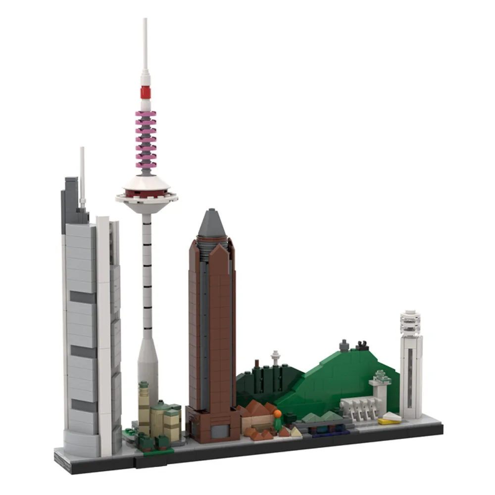 

MOC-139607 Архитектура Франкфурт Am Main Skyline, расширенная версия 732, детали