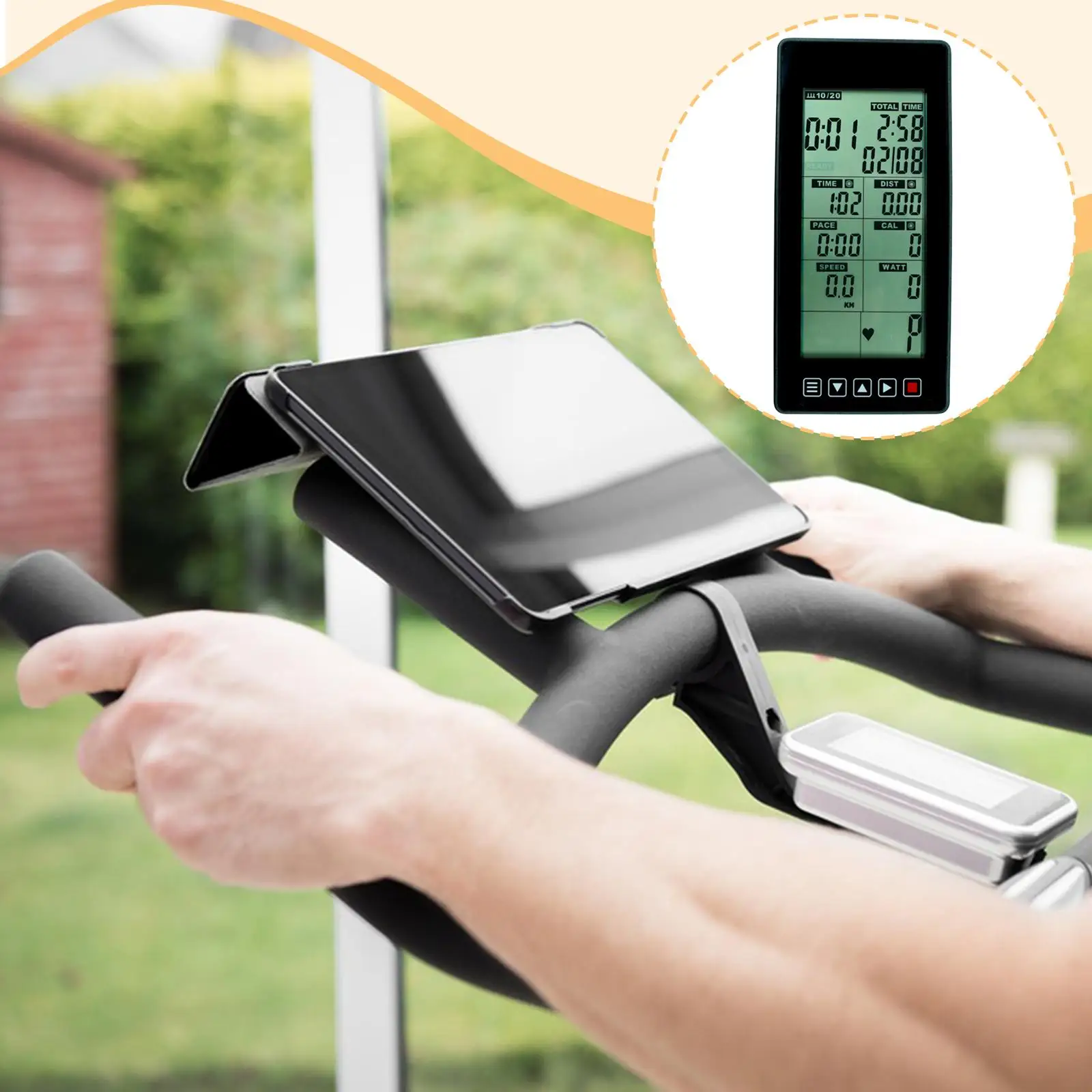 كمبيوتر الدراجة الاحترافي لآلة تشكيل الخصر آلة المشي السائر #1