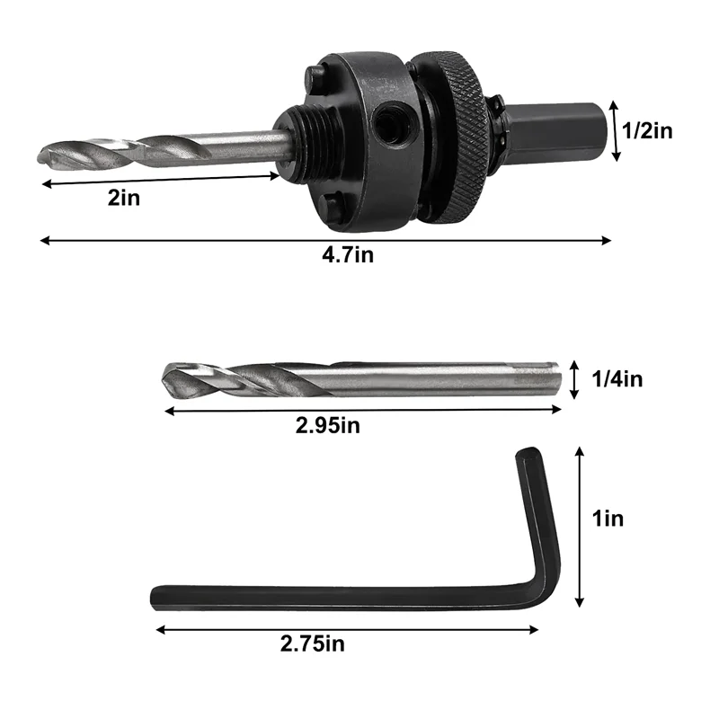 COFA-Hole Saw Heavy Duty Bi-Metal HSS Hole Saw For Cornhole Boards, Plywood, Iron Board, Acrylic