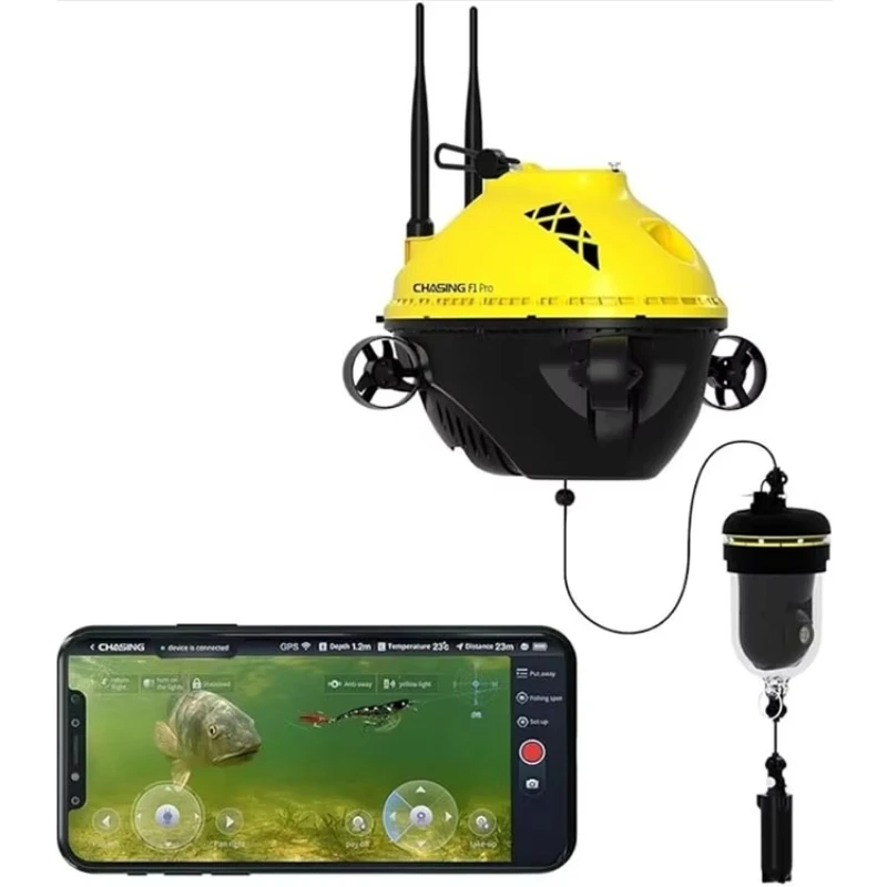 CHASING F1 Pro GPS Fishing Drone With  Full HD Camera 1km Remote Control Bait Boat for Beginners