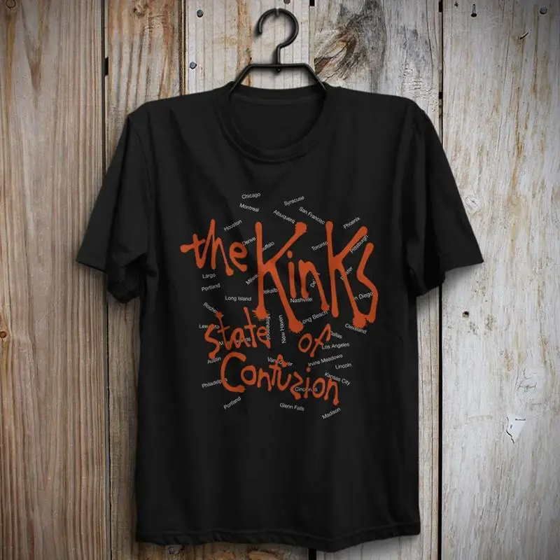 تي شيرت State Of Confusion The Kinks Come Dancing Heart Gold Rock Labour Love