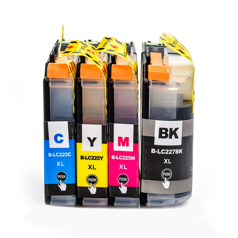 4PCS LC227 Compatible ink cartridge For Brother LC225 LC227 MFC J4420DW J4620DW J4625DW J5320DW J5620DW J5625DW J5720DW printers