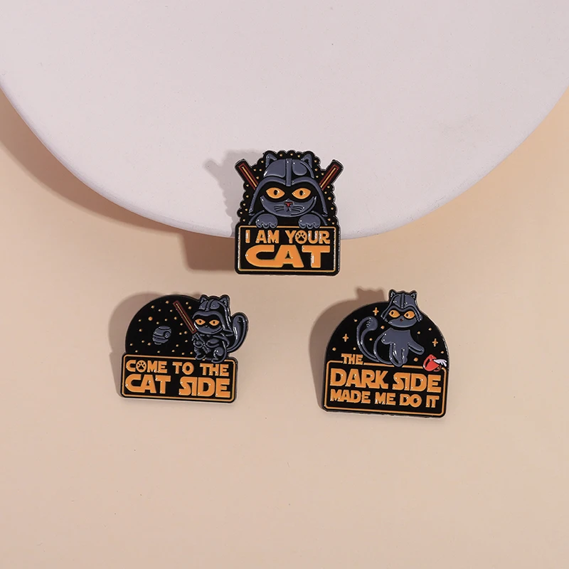 Come To The Cat Side Enamel Pin Brooch