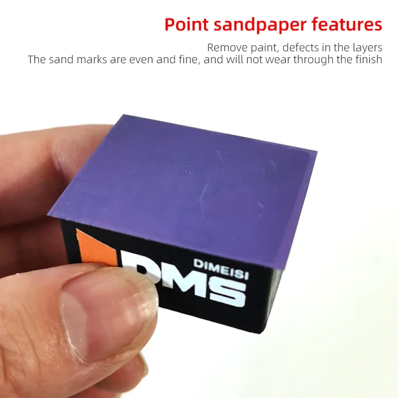 DMS 1 Open 8-point Sanding Paper Car Paint Varnish Dust Spot Blemish Polishing Sanding Block Sandpaper