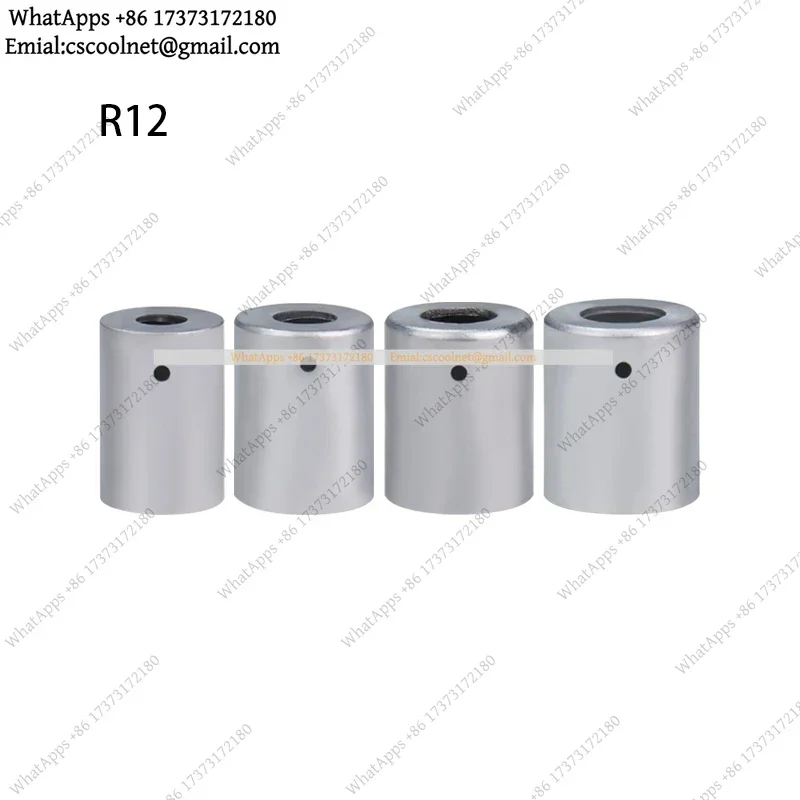k06 Aluminum Crimp Ferrule Auto A/C Air Conditioning Standard Reduced Barrier Refrigerant Hose 3/8 1/2 5/8 3/4 Universal Fitting