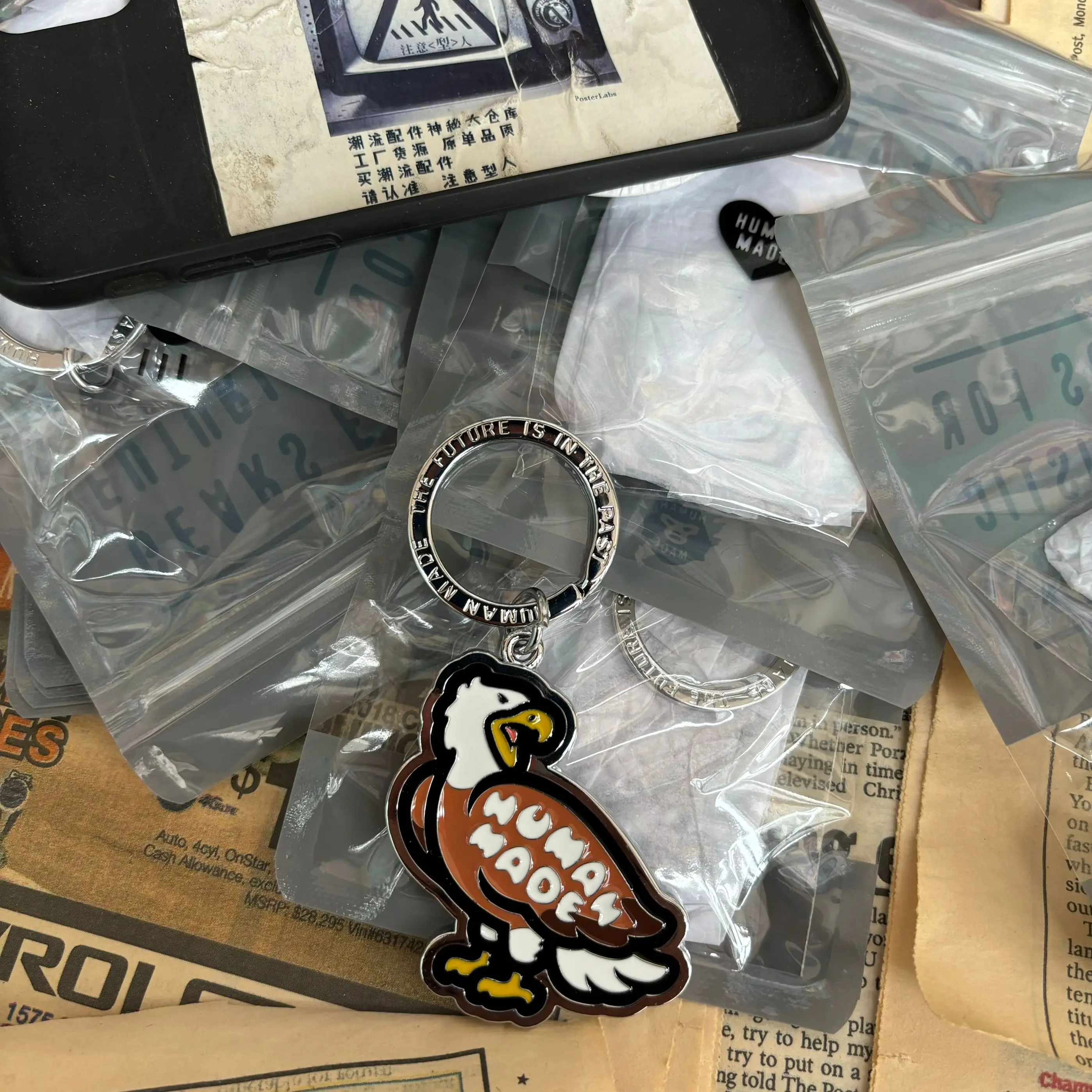 العصرية الإنسان صنع النسر Fukuoka طبعة محدودة المفاتيح قلادة 24ss FUKUOKA قلادة Nigo نمط