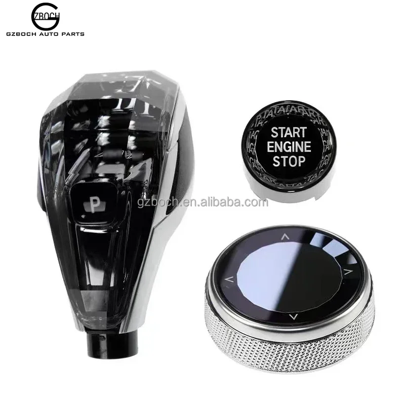 

car interior accessories For 3 4 5 6 7 series G01 G03 G30 G11 G12 X3 X4 X5 X6 crystal gear shift knob crystal stop handle