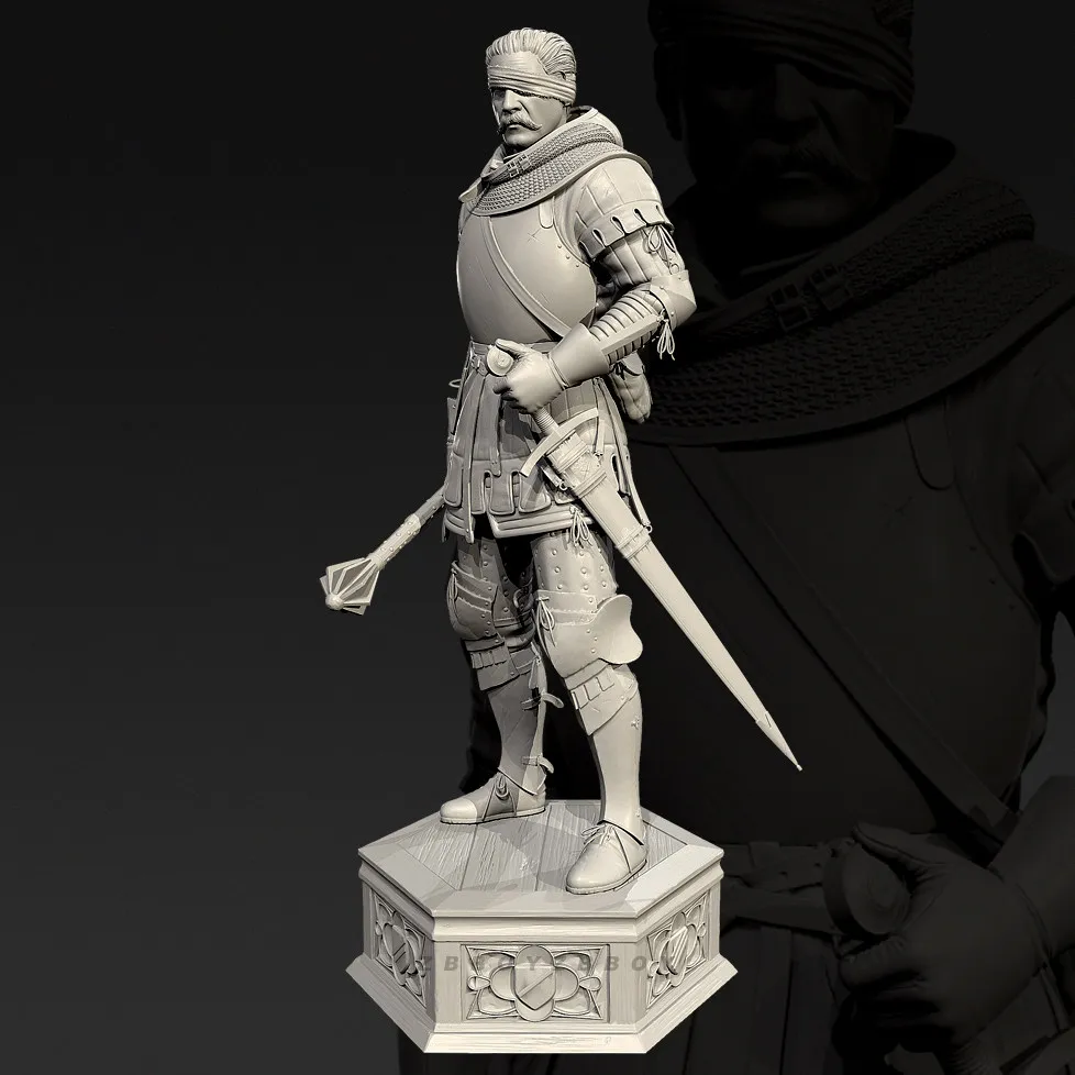 

The height of man 38mm 50mm 75mm Resin model kit (Knight) self-assembled and painted by oneself TD-7702/3D