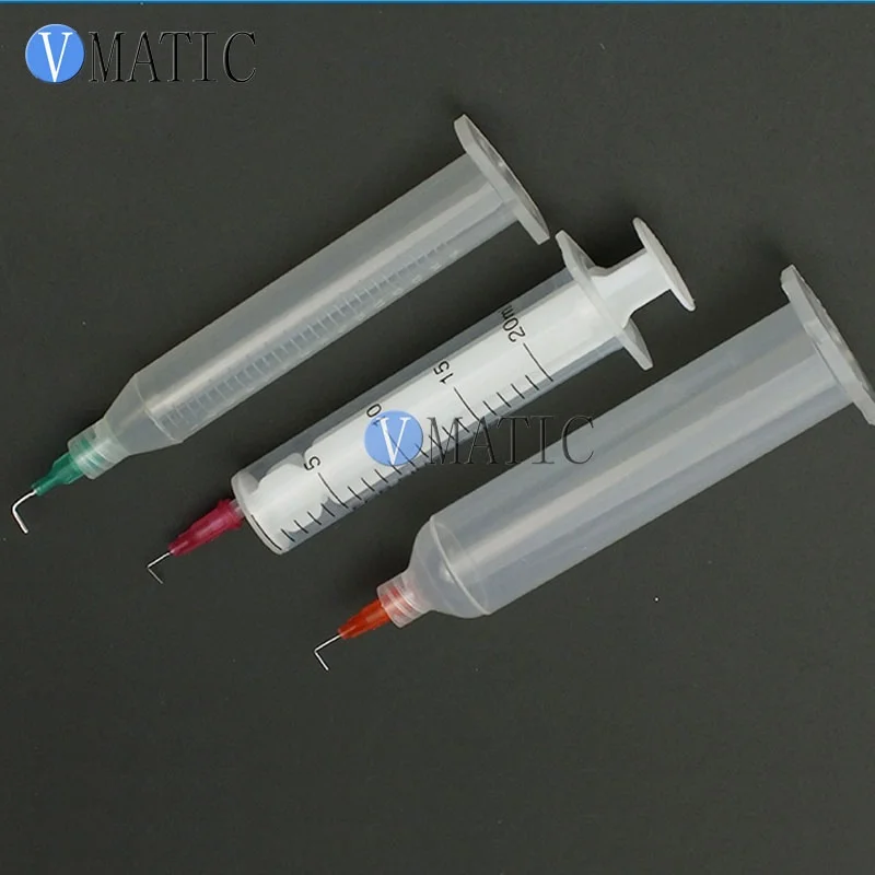 Gratis Verzending 100Pcs Te 90 Graden Gebogen Luer Lock Lijm Doseernaald Tip 1/2 Inch