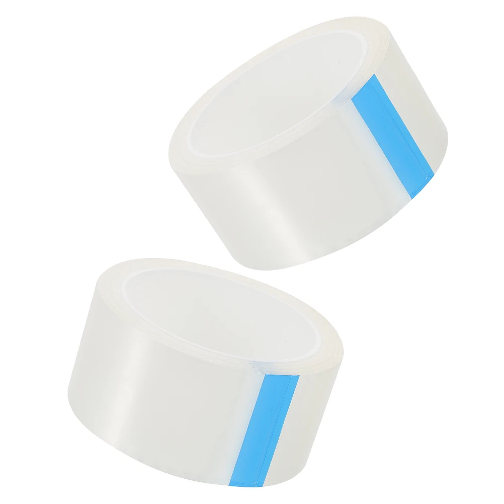 

2 Rolls 5cmx10m Windproof Tape Clear Adhesive Sealing Acrylic Transparent No Residue Packing Keep Door Seal Air