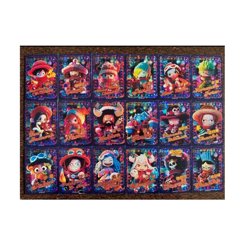 Anime One Piece Monkey D Luffy Yamato Nico Robin Nami Roronoa Zoro Boa Hancock Collector Cards Christmas Birthday Gifts Toys