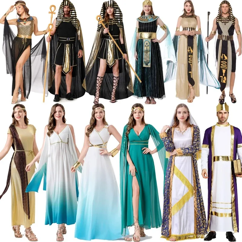 

Хэллоуин косплей королева египетская королева костюм древней королевы женский модный сценический костюм традиционная китайская одежда