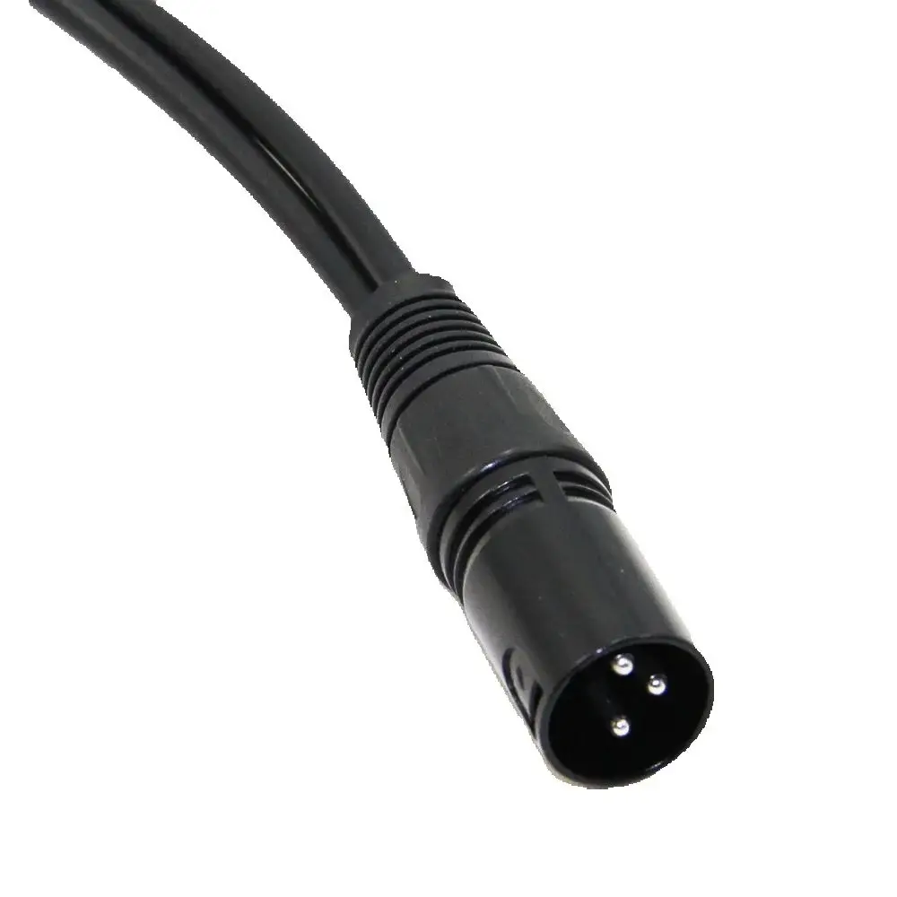 XLR Male to Female Connector One to Two 3Pin 30cm  Splitter Cable Converter for Stage Light Moving Head DJ Party Lights
