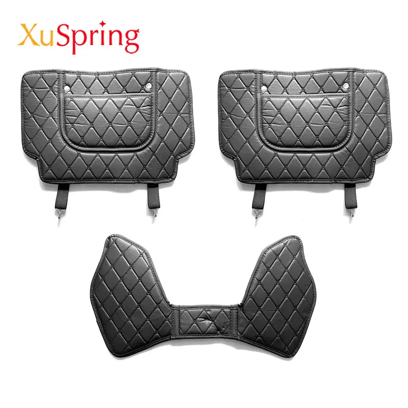 Alfombrilla antipatadas para asiento trasero de coche VW ID.4 ID4 X CROZZ 2021 2022 2023, funda protectora de estilo, pegatina de cojín, 3 uds./Set