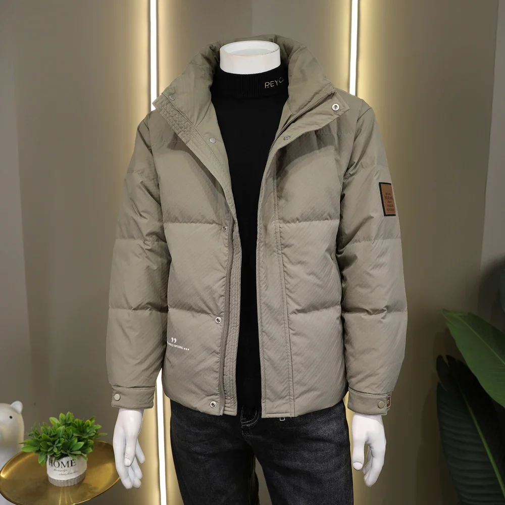 

New Men Warm And Cold-Proof With A Stand-Up Collar And A Simple Desig Down Cotton-Padded Jackets In Winter Are Of High Quality