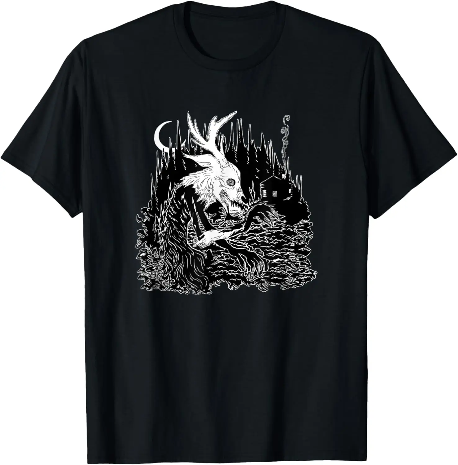 Wendigo - The Cryptid Cannibal Spirit of the Horror Forest T-Shirt