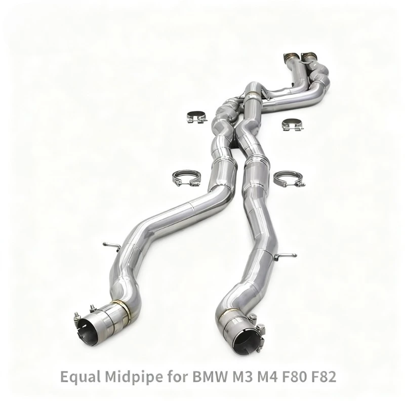 Equal Length Mid Pipe for BMW M3 M4 F80 F82 F83 S55 3.0T 2014-2019 Performance Exhaust