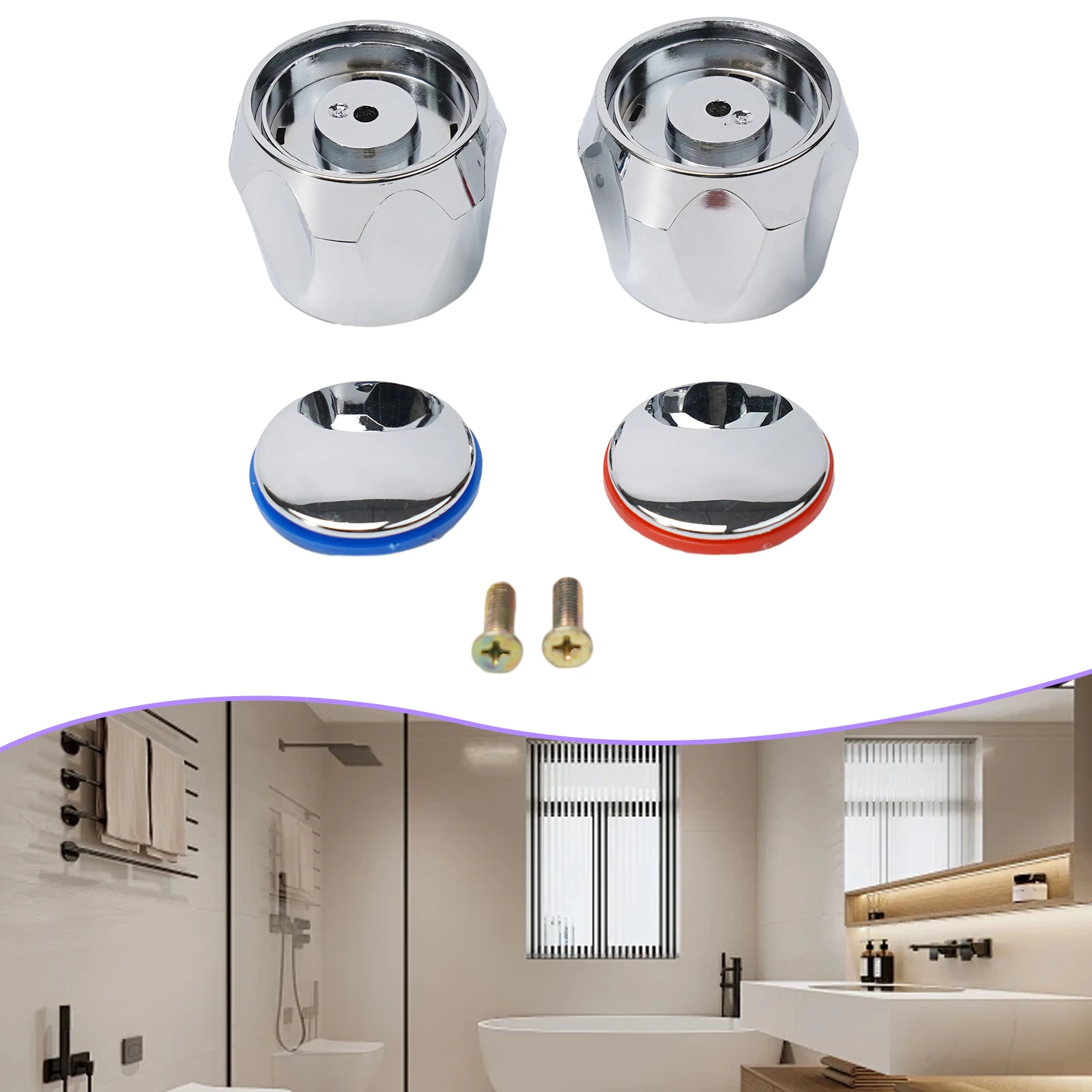 Faucet Handle Tap Handle ABS+iron Faucet Handle Tap Handle For Garden Hoses Nozzles Watering Devices 1set High Quality
