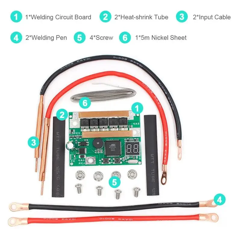 

Portable Spot Welding Machine Control Panel Device Pen Spot Welding Circuit Board Welder Pen PCB For 18650 Battery